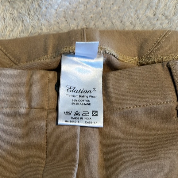 Elation Women’s Riding Pants, Size 30 (reg) or Size 14 (kids). - Picture 2 of 3